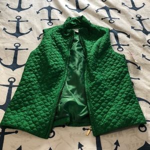 never worn green vest